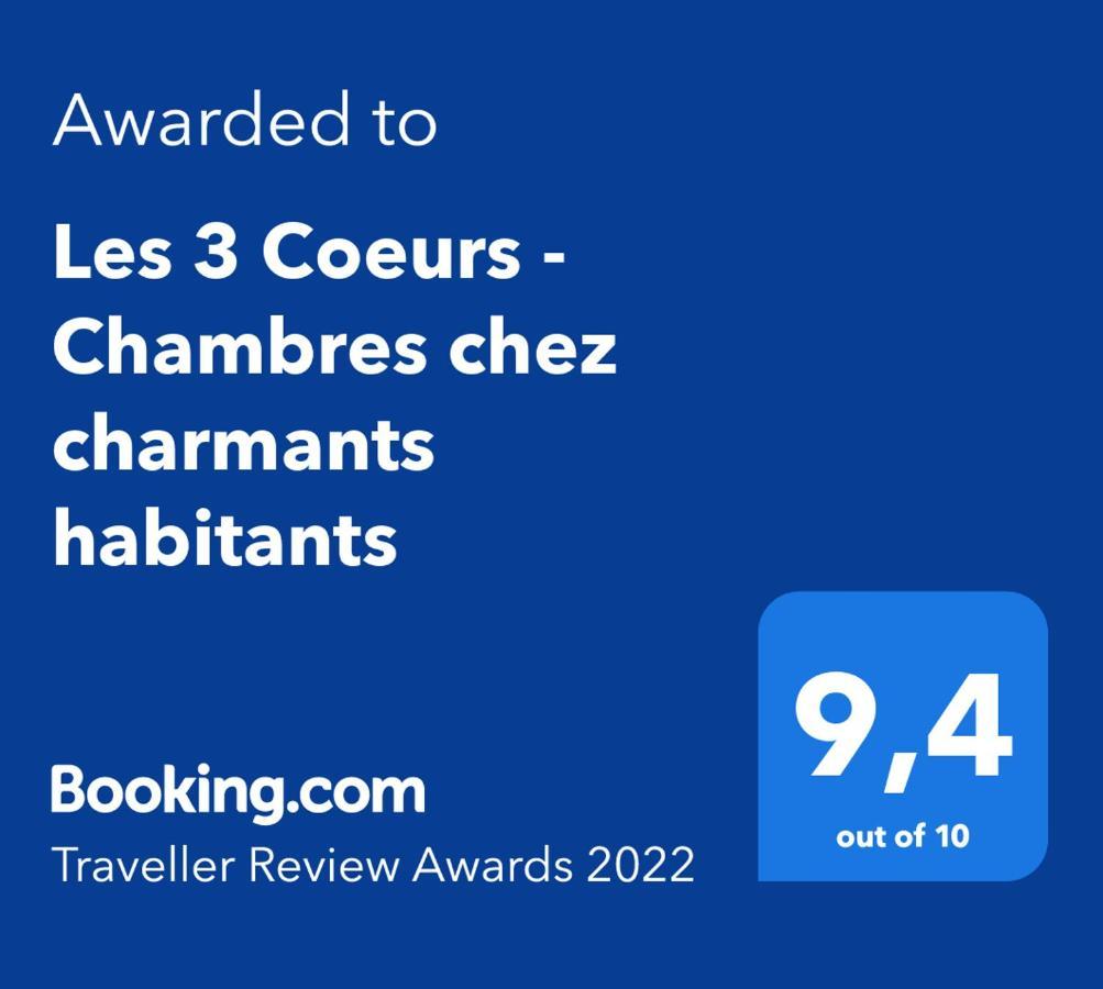 Les 3 Coeurs - Chambres Chez Charmants Habitants Font Exterior foto